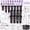 15 Colors Royal Purple & Cat-eye effects, variant on SAVILAND HEMA-Free Poly Gel Nail Kit with Mini UV Lamp – 15 Colors Builder Nail Gel Set for Beginners, Nude Pink Brown Cat Eye Extension Gel, Long Lasting DIY Nail Art Kit for Home Salon
