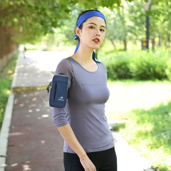 EGYMEN Phone Arm Band, Crossbody Cell Phone Pouch, Wrist Wallet, Waterproof Mobile Arm Case for Active Lifestyles