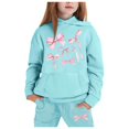 thumbnail image 3 of CHENge Girls&Boys Sweat Suit Set - 2 Piece Soft Fleece Pullover Hoodies and Athletic Cargo Jogger Sweatpants for Boys (5-18), 3 of 5