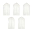 thumbnail image 2 of Set Of 5 Hanging Garment Storage Bags,Garment Bags For Hanging Clothes,Suit Bag,For Closets Organization And Travel Use Waterproof And Moistures-Proof,140X60Cm, 2 of 6