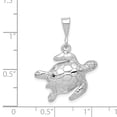 thumbnail image 3 of 14K White Gold Charm Pendant Themed Men'S 27.5 mm 21.5, 3 of 3