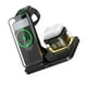 thumbnail image 2 of Estación de carga 5 en 1, función de luz nocturna, cargador inalámbrico portátil para teléfono móvil, reloj, auriculares, 2 of 5