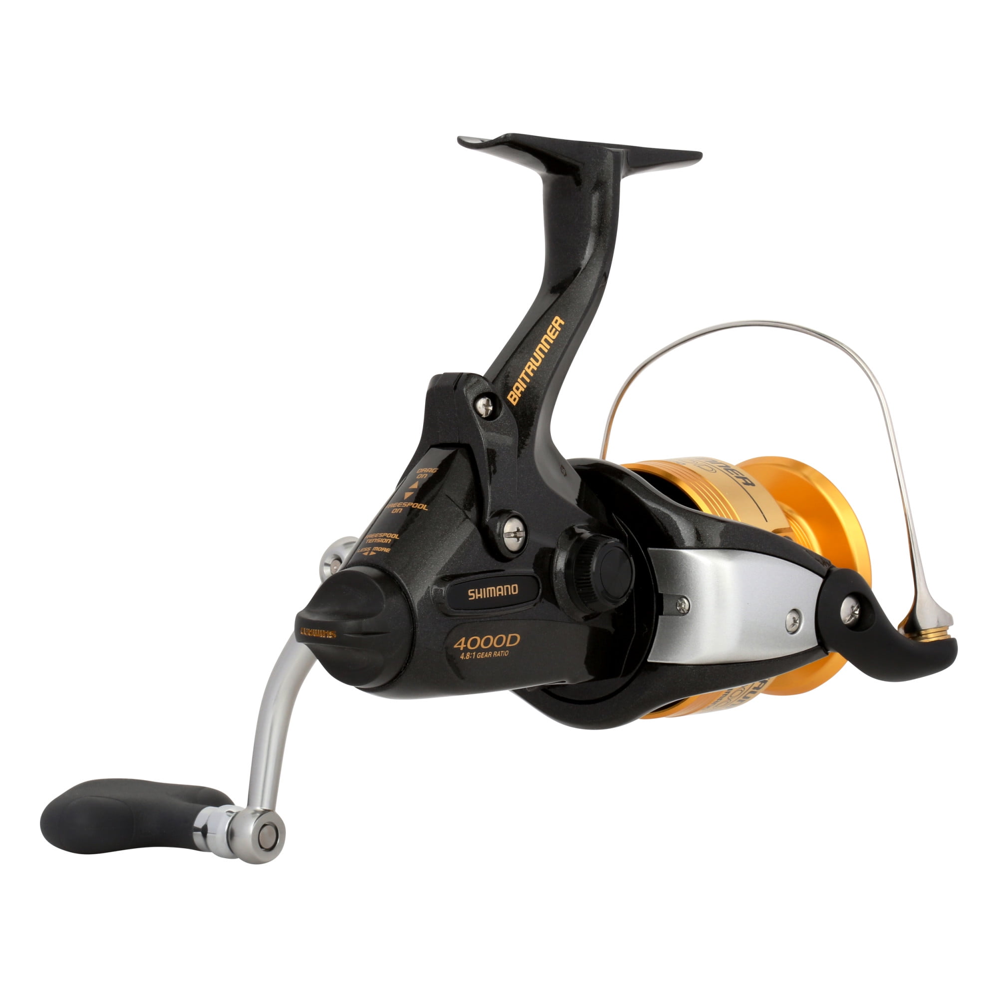 shimano baitrunner 4000 d rod Shimano Fishing BAITRUNNER 4000D Saltwater Spinning Reels [BTR4000D]