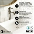 thumbnail image 4 of Karran Usa KBF432SS Dartford 1.2 GPM Vessel Single Hole Bathroom Faucet - Stainless Steel, 4 of 7