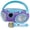 Purple, variant on SingingWood NP030 Portable Karaoke System Bluetooth CD Player Boombox AM FM Radio