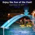 thumbnail image 4 of Fuente Solar para Piscinas Elevadas y Enterradas con Luces RGB Sensor de Luz Automático. Doble Aspersor Piscina., 4 of 5