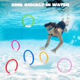 thumbnail image 2 of Syncfun 8 Pcs Pool Ring Toy Diving Set for Children, Colorful Underwater Training Pool Diving Rings, Swim Learning & Diving Skill Development, 2 of 7