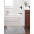 thumbnail image 2 of CHICOS HOME Ivory Color Plain Bath Rug 20" x 32", 2 of 3