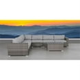 thumbnail image 3 of Living Source International 8-piece Sectional Set plus Plush Cushions in Gray, 3 of 4