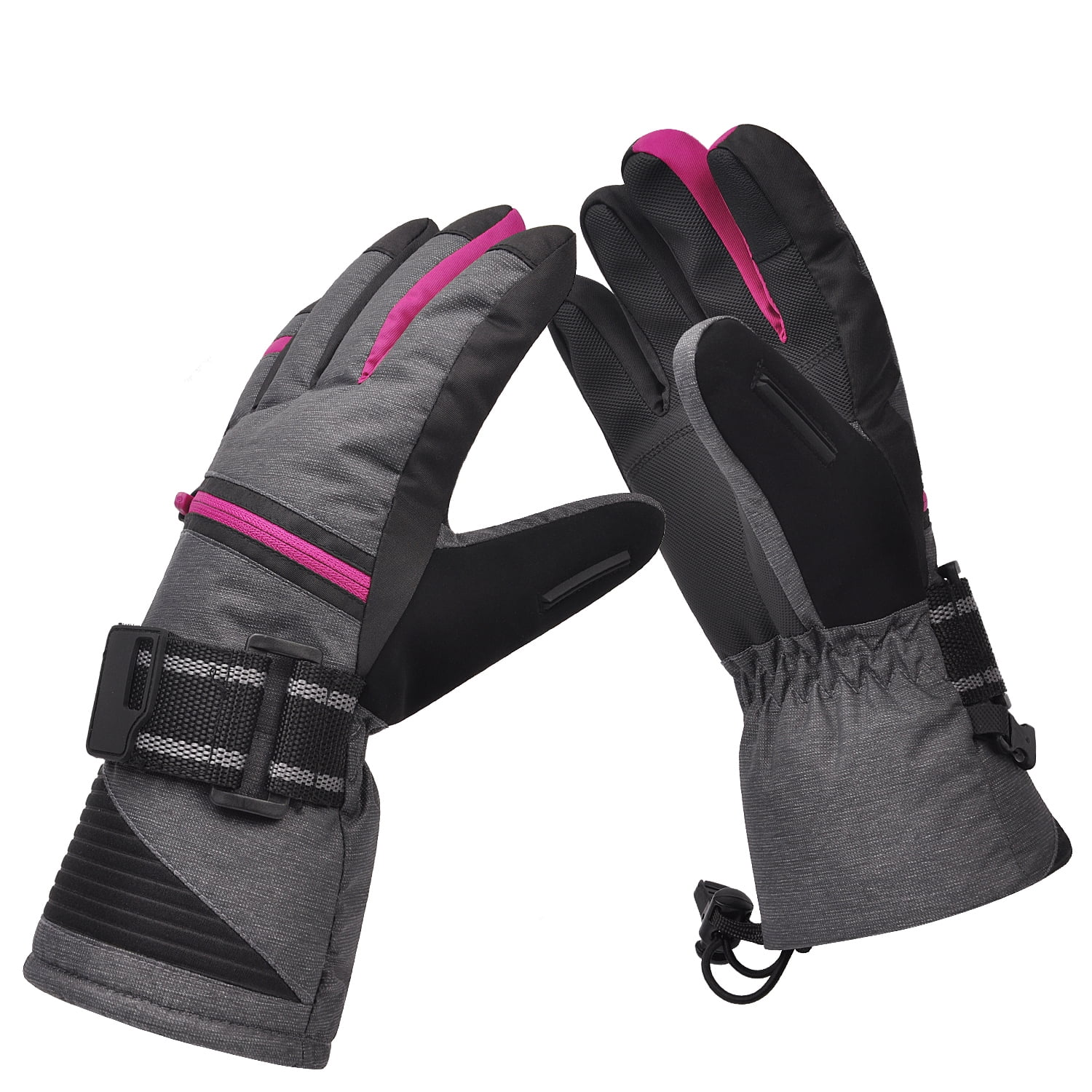 318C M Ski Gloves Motorcycle Mobile Phone Winter Warm Gloves Waterproof 
