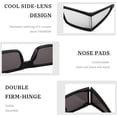 thumbnail image 4 of FEISEDY Cool Futuristic Rectangular Sunglasses Cyber Men Women Punk Style Cosplay Sun Glasses B2739, 4 of 14