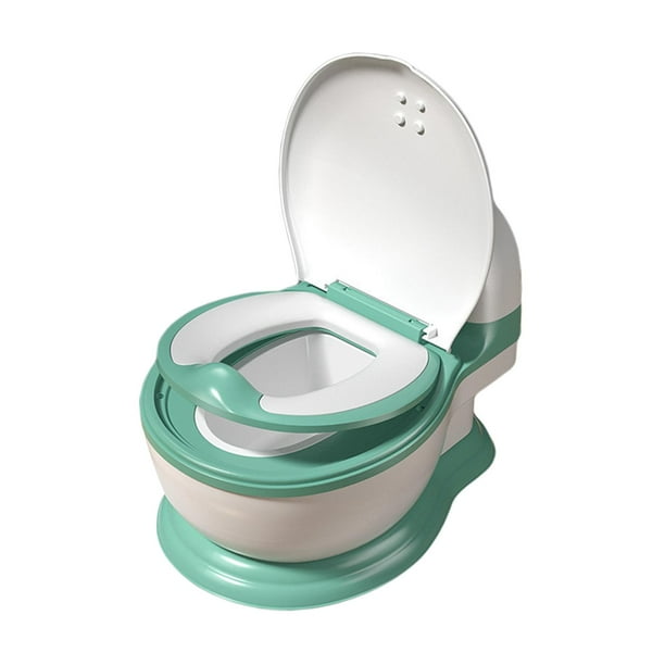 Asiento para orinal Entrenador para orinal Realista Cómodo Extraíble Inodoro de tren para ir al baño