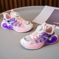 thumbnail image 5 of siilsaa Girls Tennis Shoes Girls Shoes Kids Sneakers Running School Shoes for Toddler/Little Kid/Big Kid Purple,10.5, 5 of 7