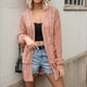 thumbnail image 1 of Suéter abrigo cárdigan de mujer suéter de manga larga con cuello de punto cárdigan suelto casual abrigo de otoño suéter chaqueta mujer top, 1 of 3