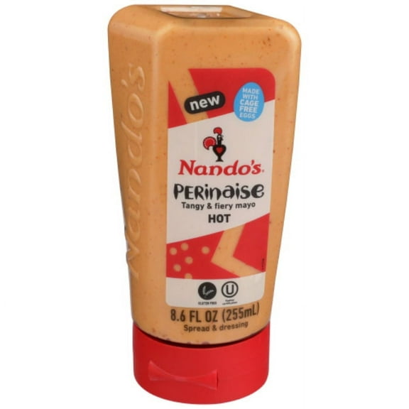 NANDO - Tangy Perinaise Hot Sauce for Flavorful Dishes - 8.6 oz, Case of 6