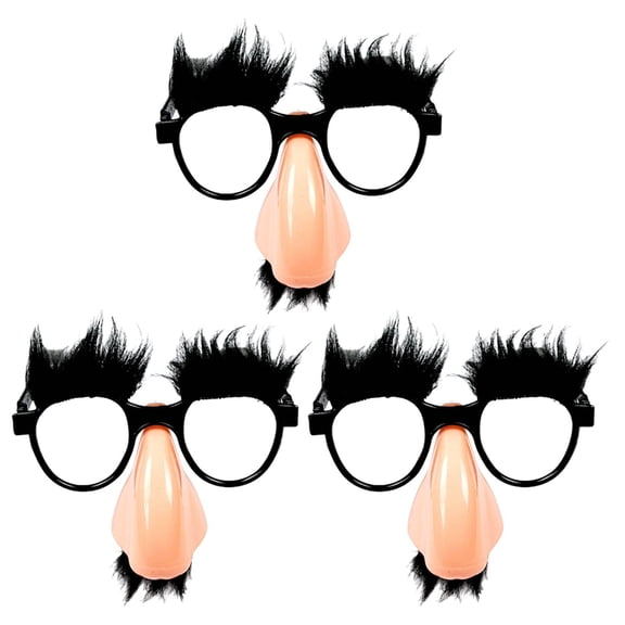 RUIG Kids Halloween Decoration Toys Gift, Glasses With Funny Nose With Eyebrows And Mustache Perfect Party For Halloween And Birthday Parties