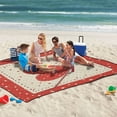 thumbnail image 5 of Extra Large Picnic Beach Blanket Waterproof Sand Proof Portable Outdoor Mat Valentines Day Love Letter 80x118, 5 of 9