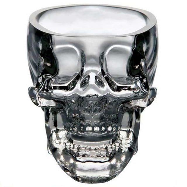 Crystal Skull Whisky Glass Cup Drinking Ware Bar Ormromra CKCHDWE76