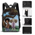 thumbnail image 3 of The Boondocks Backpack 3 Piece Set Bookbag Fashion Pattern School Bag Daypack Combination, 3 of 8