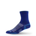 thumbnail image 3 of USA Made - Running Mini Crew Socks - Merino Wool Micro Cushion - Moisture Wicking Running Sock - Teal - Large, 3 of 6