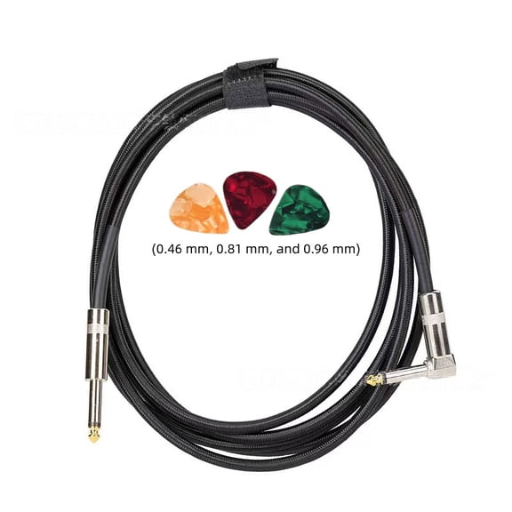 Vruelia Guitar Cable Cord 10ft AMP for & Electric Guitar/Keyboard/Mandolin, Audio