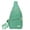 ROLKEM2 Green, variant on UYYX Crossbody Sling Bag Multi Zipper Crossbody Chest Bag Daily Commute Sling Pack for Ladies（Pink）