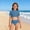 Navy, variant on Laipiong Girls 2 Piece Bikini Swimwear High Waisted Solid Color Top and Bottom Swimsuits for Swimming and Beach Vacation Outfits