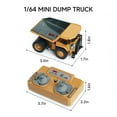 thumbnail image 3 of BRRRRT 1/64 Mini RC Dump Truck Toy, 8-Channel Remote Control Toy with Metal Bed & Light, RC Construction Vehicles, Birthday Gifts for Boys and Girls Age 3+, 3 of 7