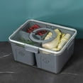 thumbnail image 2 of Fridge Storage Box Fridge Organizer Storage Box with Clear Lid Large Capacity Stackable Vegetable Refrigerator Organizer Bin, 2 of 5