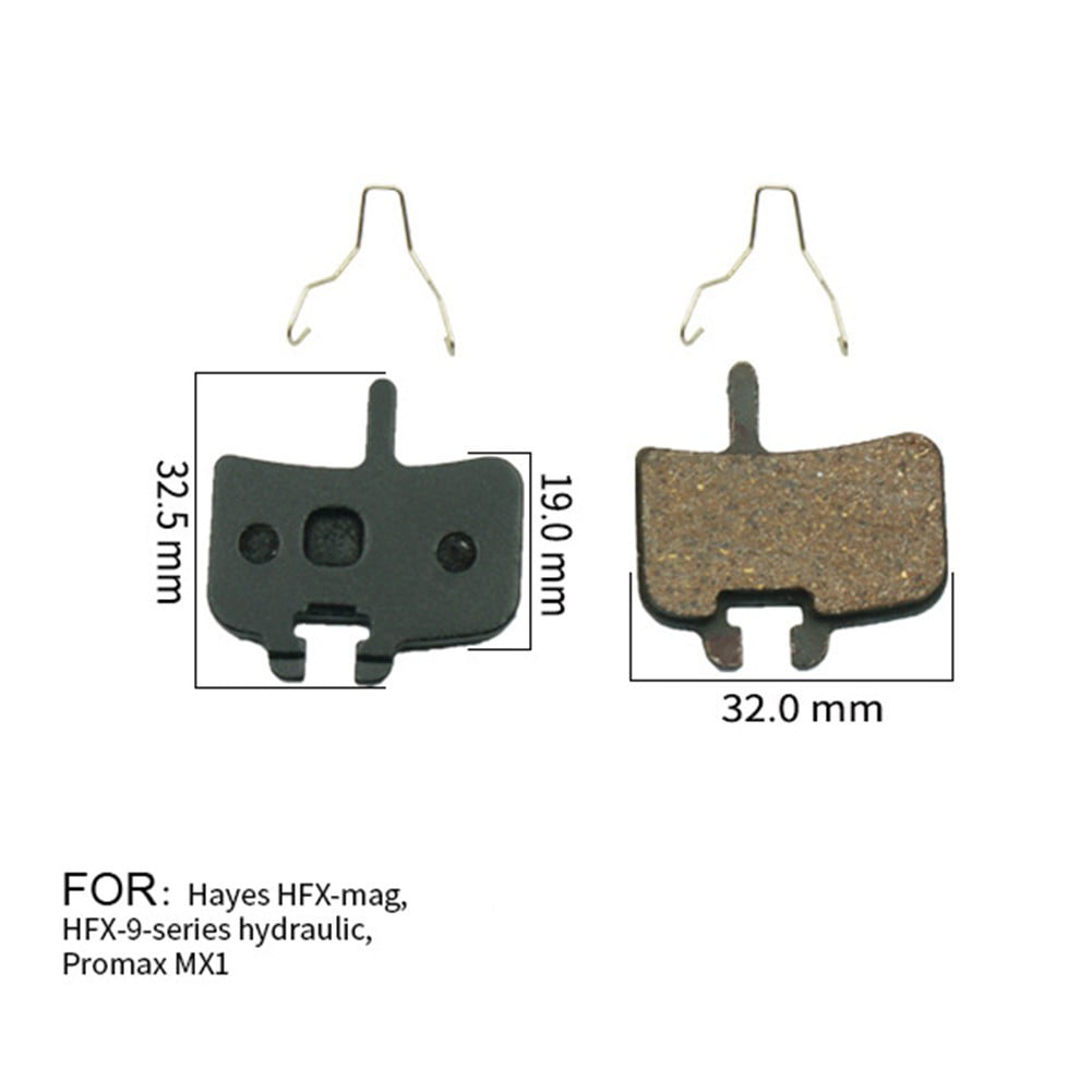 2 Pairs Hydraulic Disc Brake Pads Mountain Bike For Hayes HFX-9 Series HFX-Nine 