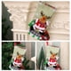 thumbnail image 4 of Gibobby Calcetines de Navidad. Bolsa de calcetín de Navidad de tela y calcetines colgantes de Navidad para decoración de fiesta y conjunto rojo de dibujos de Navidad(B), 4 of 5