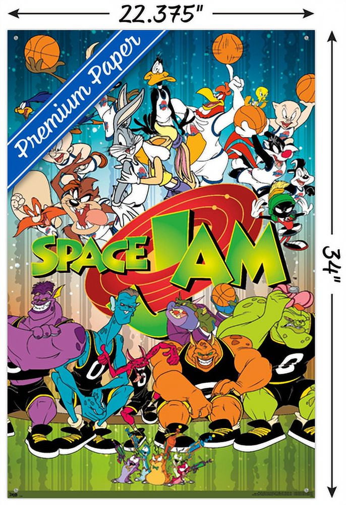 Looney Tunes: Space Jam - Classic Wall Poster with Magnetic