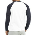 thumbnail image 3 of 3 Packs of Top Pro Men & Women Long Sleeve Baseball Raglan Tee Shirt Top (S-3XL), 3 of 4