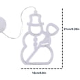 thumbnail image 3 of Battery Powered Christmas Window Decorations With Lighted LED Sucker Lights For Christmas Tree Fireplace Window Indoor And Outdoor Decoration, 3 of 9