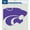 Kansas State Wildcats, variant on Oklahoma City Thunder Die-cut Decal - 8''x8'' Color