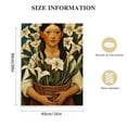 thumbnail image 2 of Nawypu  Calla Lily Vendor by Diego Rivera Wall Art - Retro Girl Posters Art Canvas Prints, For Room Decor &amp; Home Decor, 2 of 5