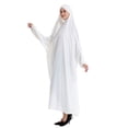thumbnail image 6 of Gamivast Women Islamic Prayer Gown Full Cover Muslim Abaya Long Sleeve Loose Fit Dubai Kaftan Modest Hooded Robe Islamic Prayer Clothing Hijab Wear, 6 of 7