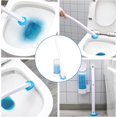 thumbnail image 5 of 32Pcs Toilet Brush Replacement Head with Handle Disposable Toilet Brush Cleaning System Wall-mounted Holder Cleaner Set Disposable Toilet Wand Kit for Home Bathroom Kitchen, 5 of 5