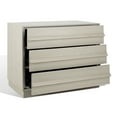 thumbnail image 5 of SAFAVIEH Couture Deirdra Modern Nightstand with 3 Drawers, White Wash, 5 of 14
