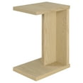 thumbnail image 4 of Clower Engineered Wood C-Shaped Sofa Side Table Light Oak, 4 of 10