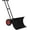 Black 29*16.5in, variant on Senfot 39x16.5 Inch Snow Shovel for Driveway with Wheels, Heavy Duty Metal Rolling Snow Pusher with Adjustable Handle & 5-Position Angled Blade,for Sidewalk,Doorway