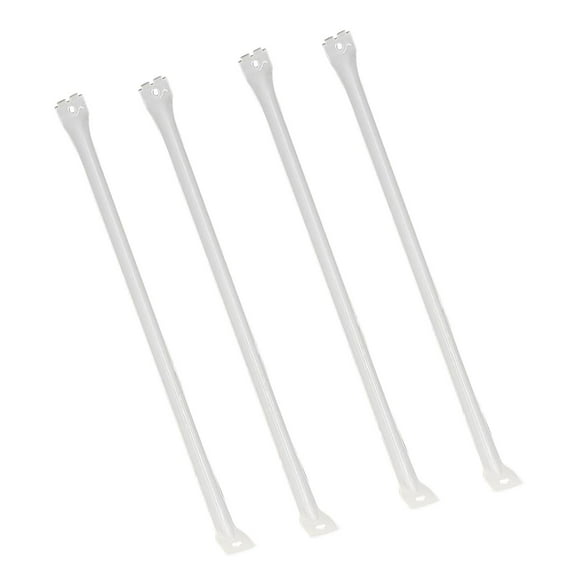 Luzkey 4Pcs Wire Shelving Support Brackets Closet Shelf Brackets Heavy Duty Spare Parts Practical Metal Accessories for Installation 49x2.9 cm