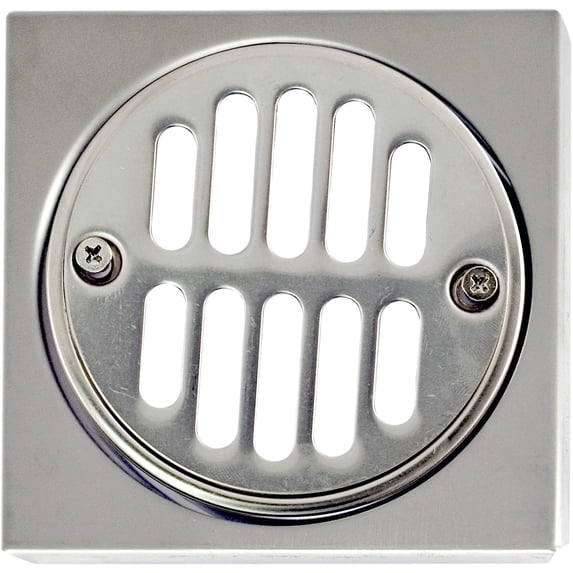 Monogram Brass MB-SDC-200 Decorative 4-1/4" Shower Strainer Square Set