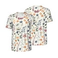 thumbnail image 3 of Daiia Watercolor Floral Mens Baseball Jersey Button Down Shirts Short Sleeve Sports Uniforms-X-Large, 3 of 9