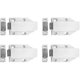 thumbnail image 1 of Magnetic Door Latch, Magnetic Latch, Cabinet Door Damper, For Cabinet Door, Drawer, 4 Pieces, 1 of 5