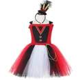 thumbnail image 4 of Disfraz de domador de circo, maestro de ceremonias, ropa de Halloween para niños, vestido de tutú para fiestas de cumpleaños, carnaval, festivales, niñas de 1 a 14 años, 4 of 5