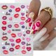 thumbnail image 3 of Stickers para uñas GUAACCB de San Valentín, 4 piezas, leopardo y labios, 3 of 7
