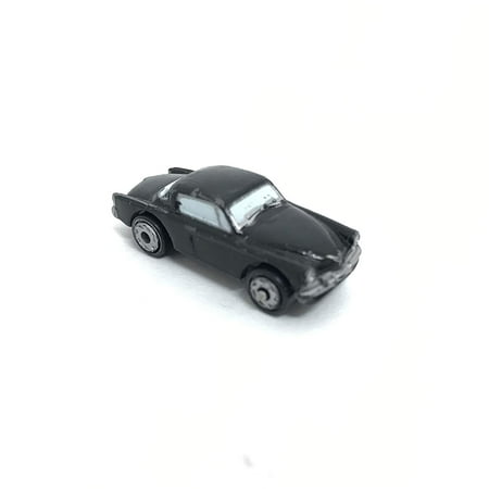 Non Turbo Race - Micro Machines Miniature Car 2002 Atomix Hot Wheels MX-48 Turbo Car, Black & Silver, Drag Race