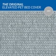 thumbnail image 2 of Funda de Repuesto Coolaroo Gris para Cama Elevada Original para Mascotas Pequeña, 2 of 5