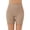 Nude, variant on Women's Tummy Control Shapewear Butt Lifting Mid Thigh Soft Shaper Body Shaper High Waisted Postpartum Spandex Black XX-Large